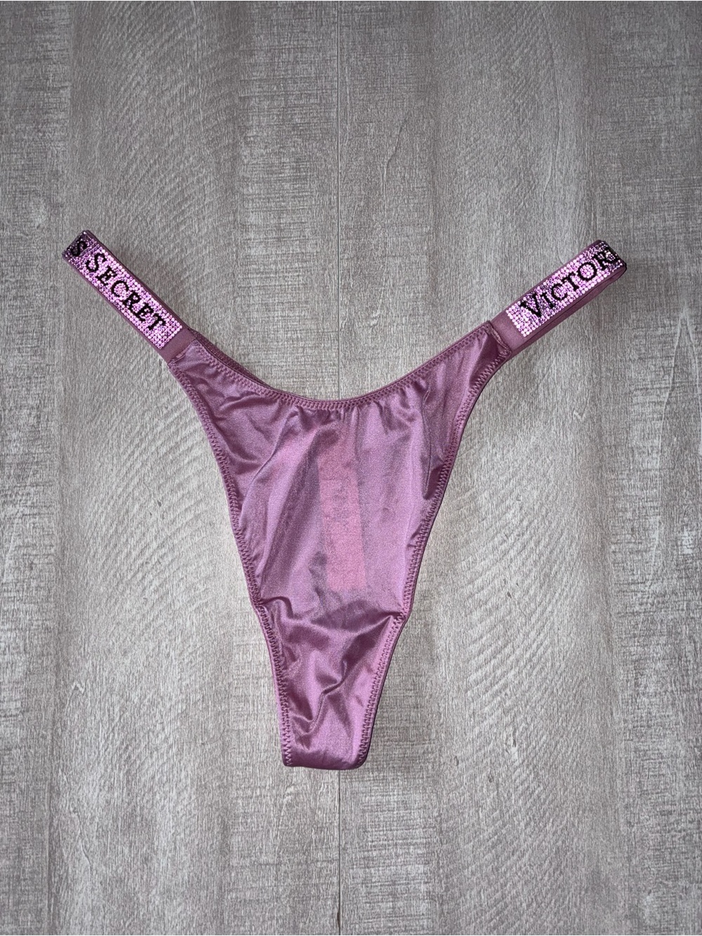 Victoria’s Secret Shine Strap Thong Panty Large